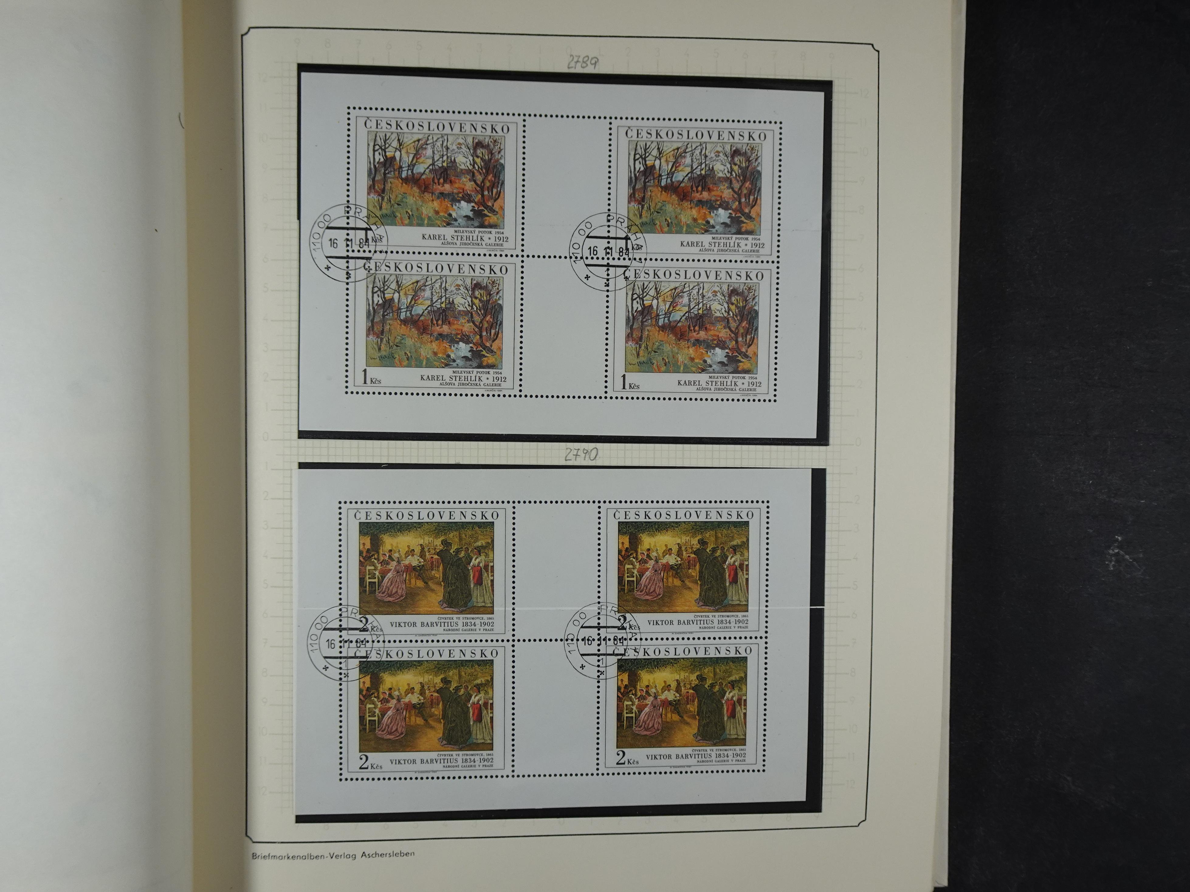 Verzameling met blokken 1979 -1993. 31