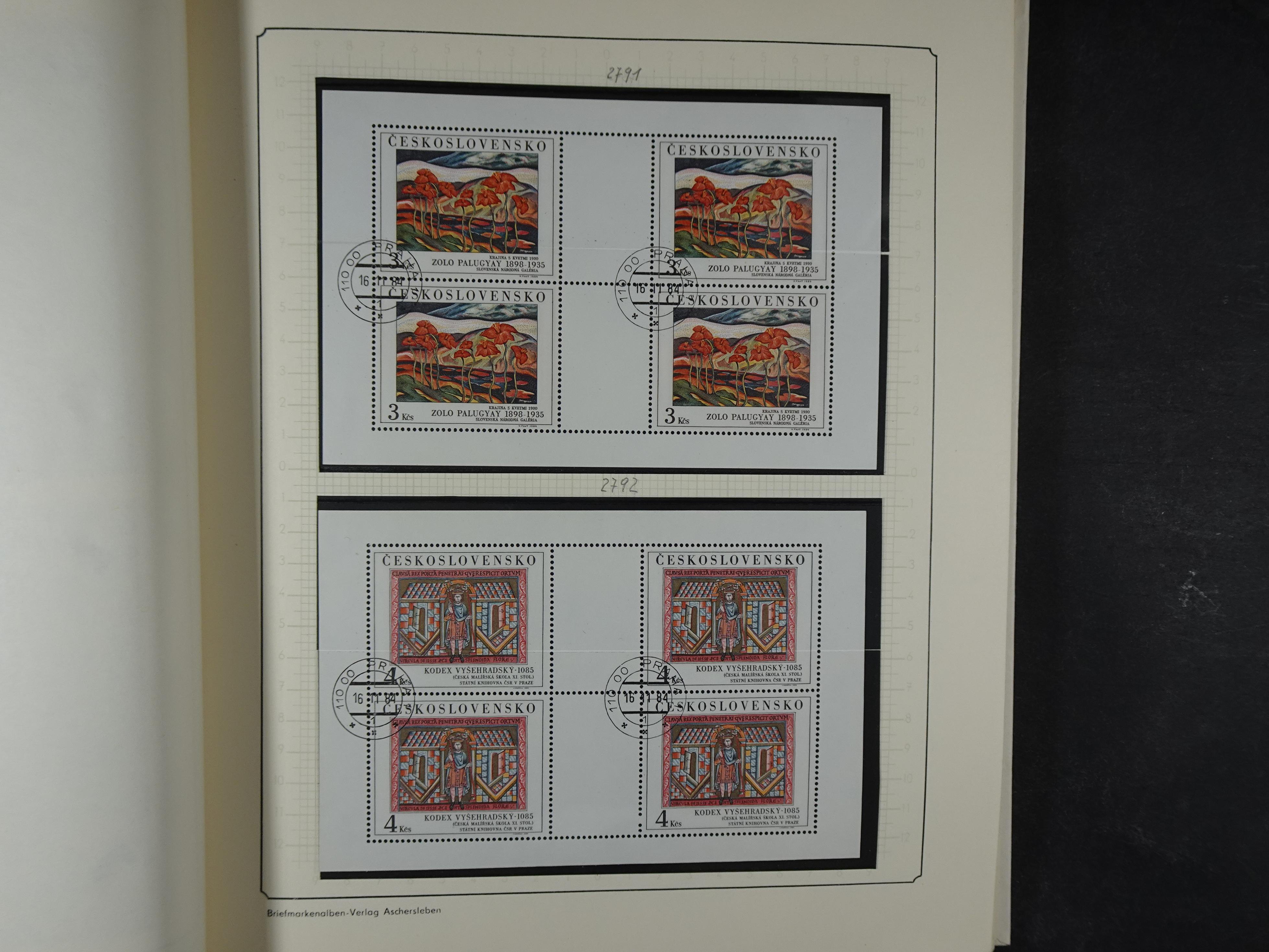 Verzameling met blokken 1979 -1993. 32