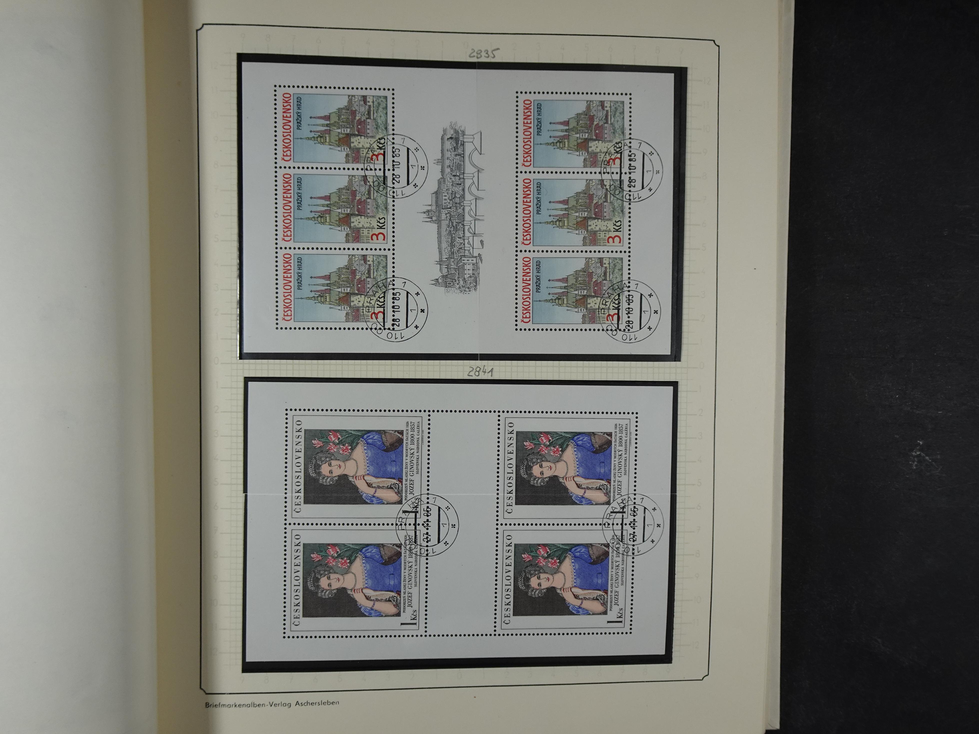 Verzameling met blokken 1979 -1993. 35