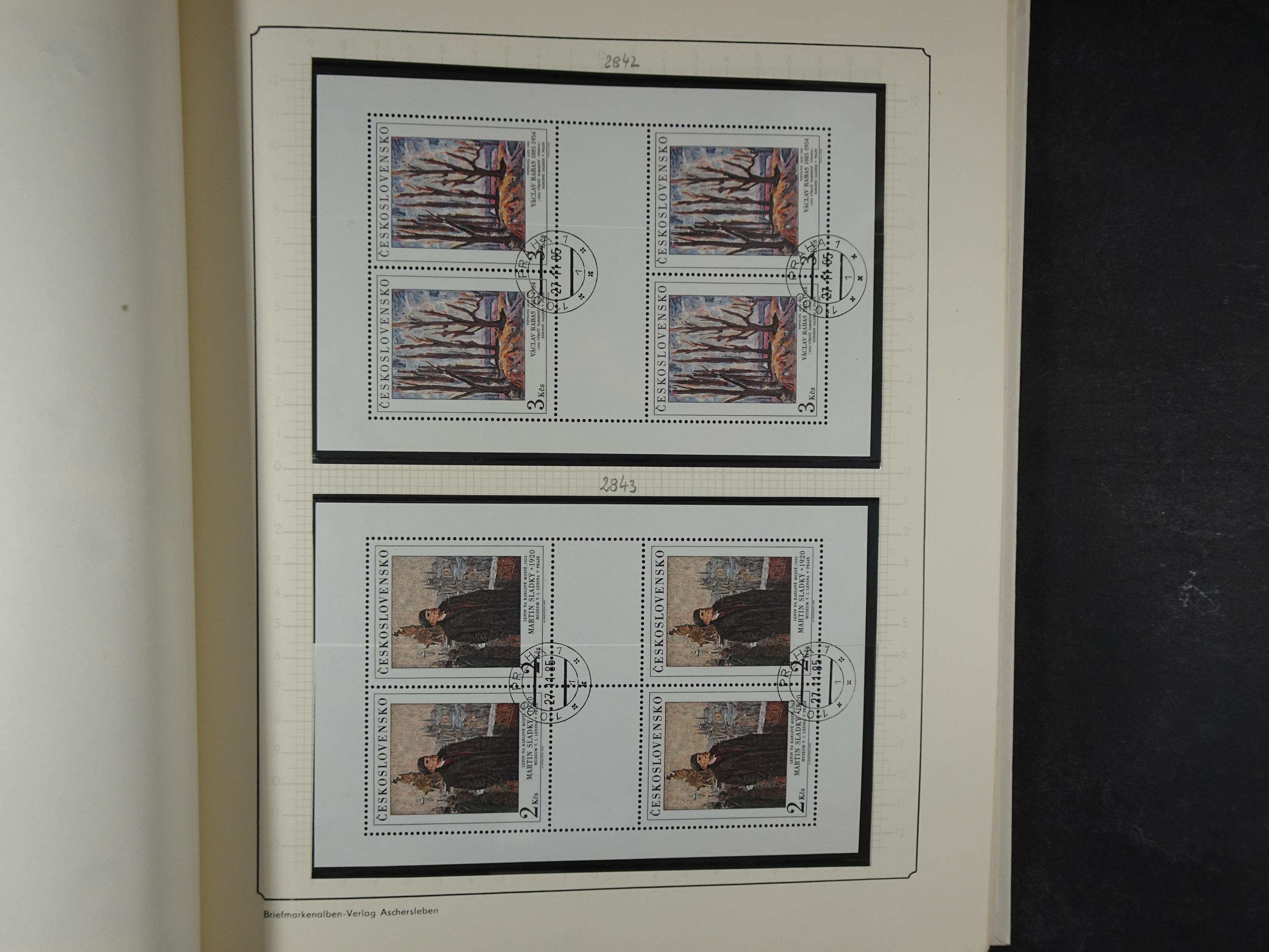 Verzameling met blokken 1979 -1993. 36