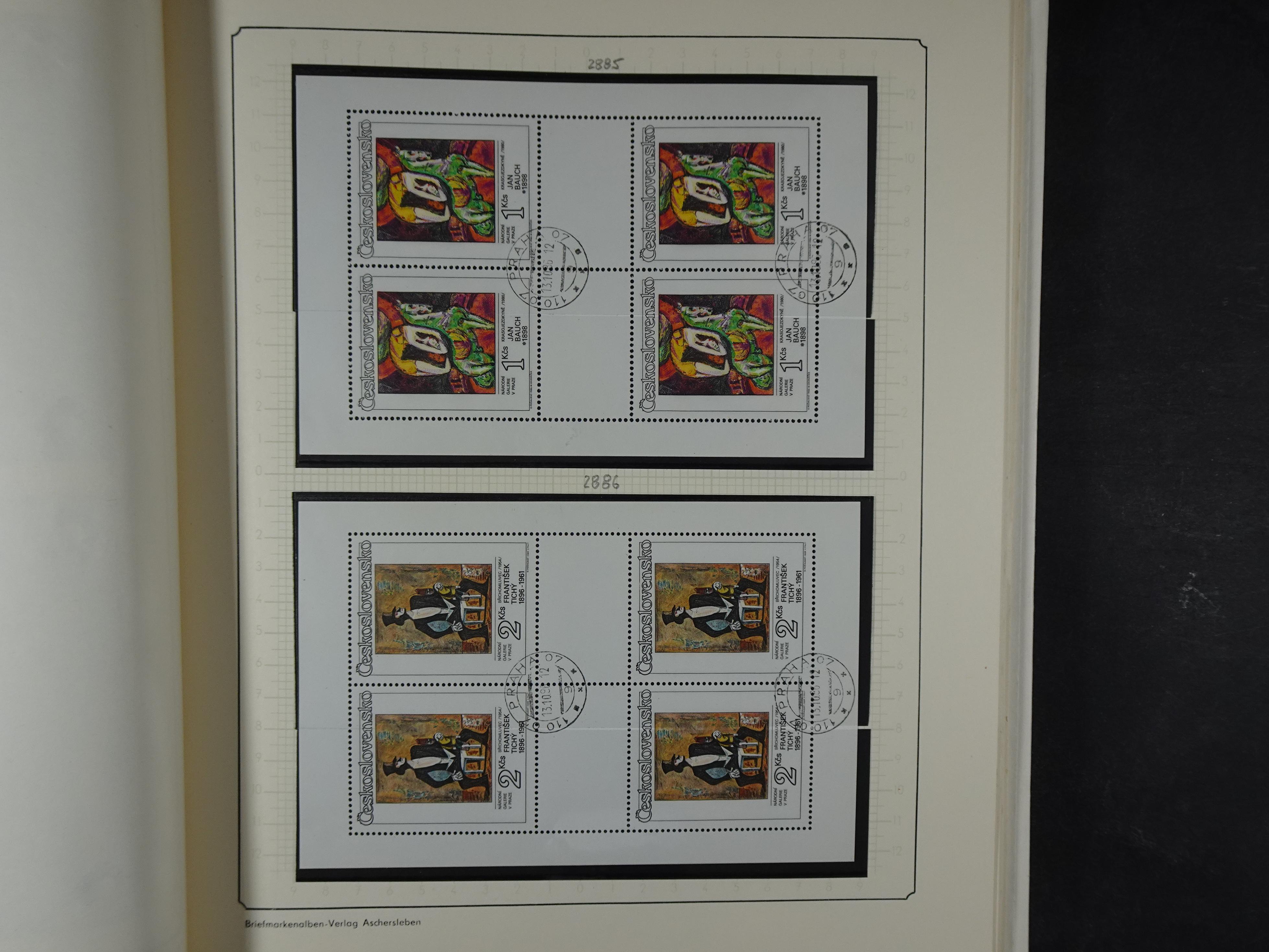Verzameling met blokken 1979 -1993. 40