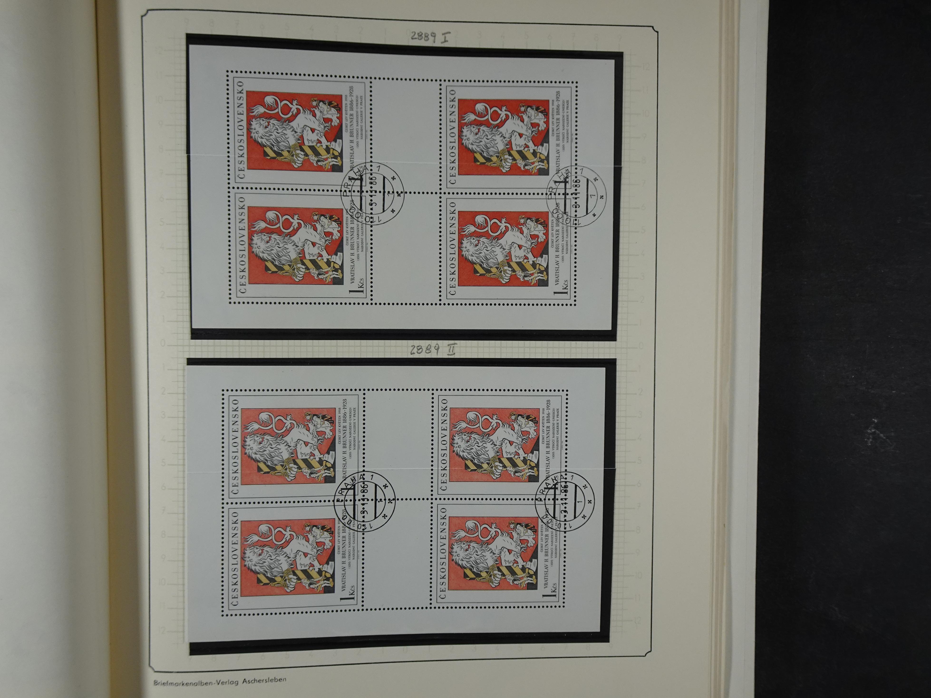 Verzameling met blokken 1979 -1993. 42