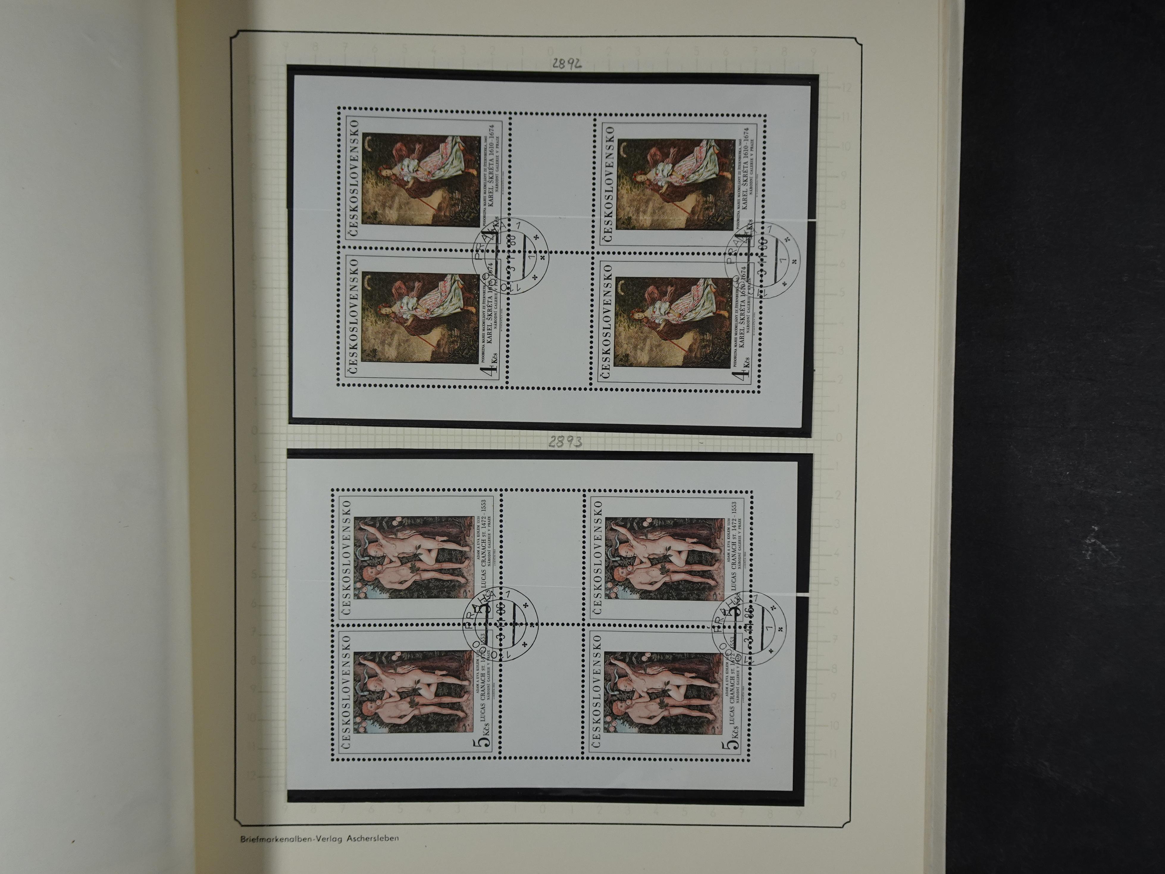 Verzameling met blokken 1979 -1993. 44