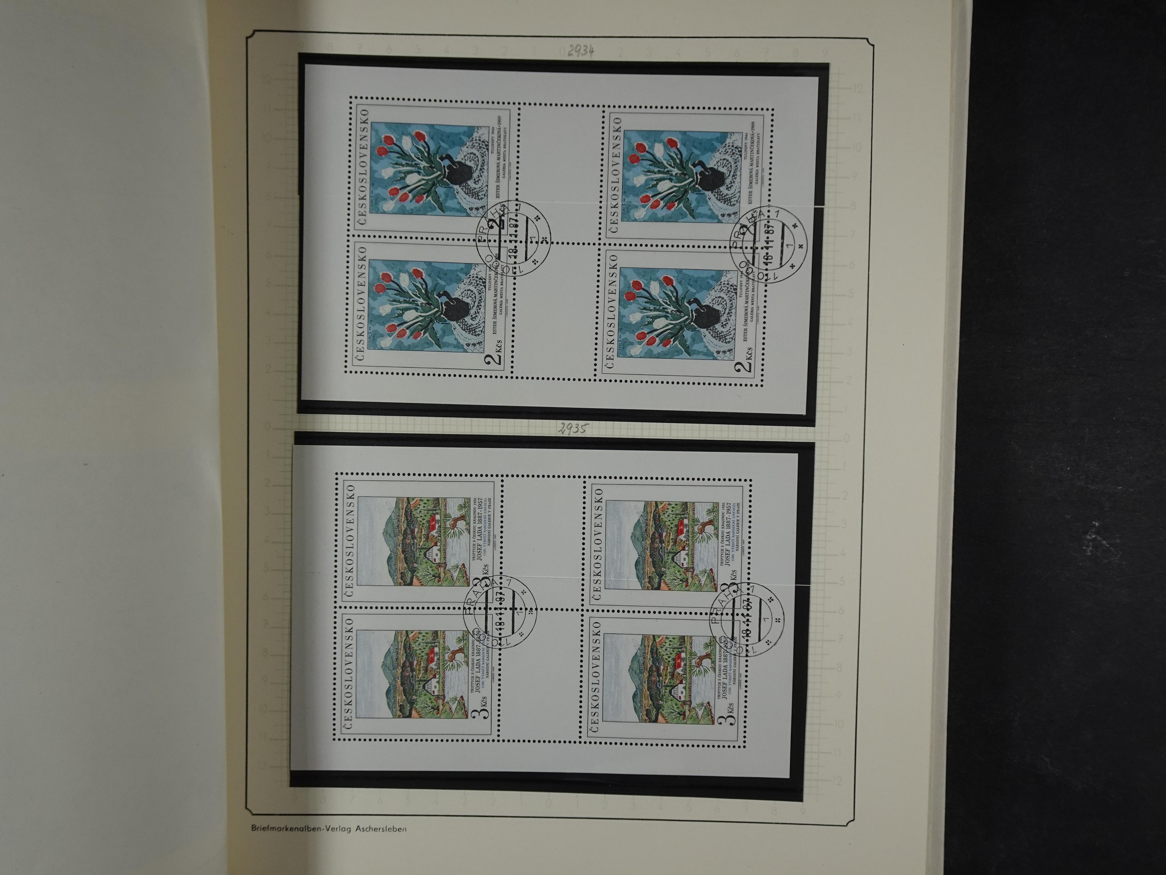 Verzameling met blokken 1979 -1993. 50
