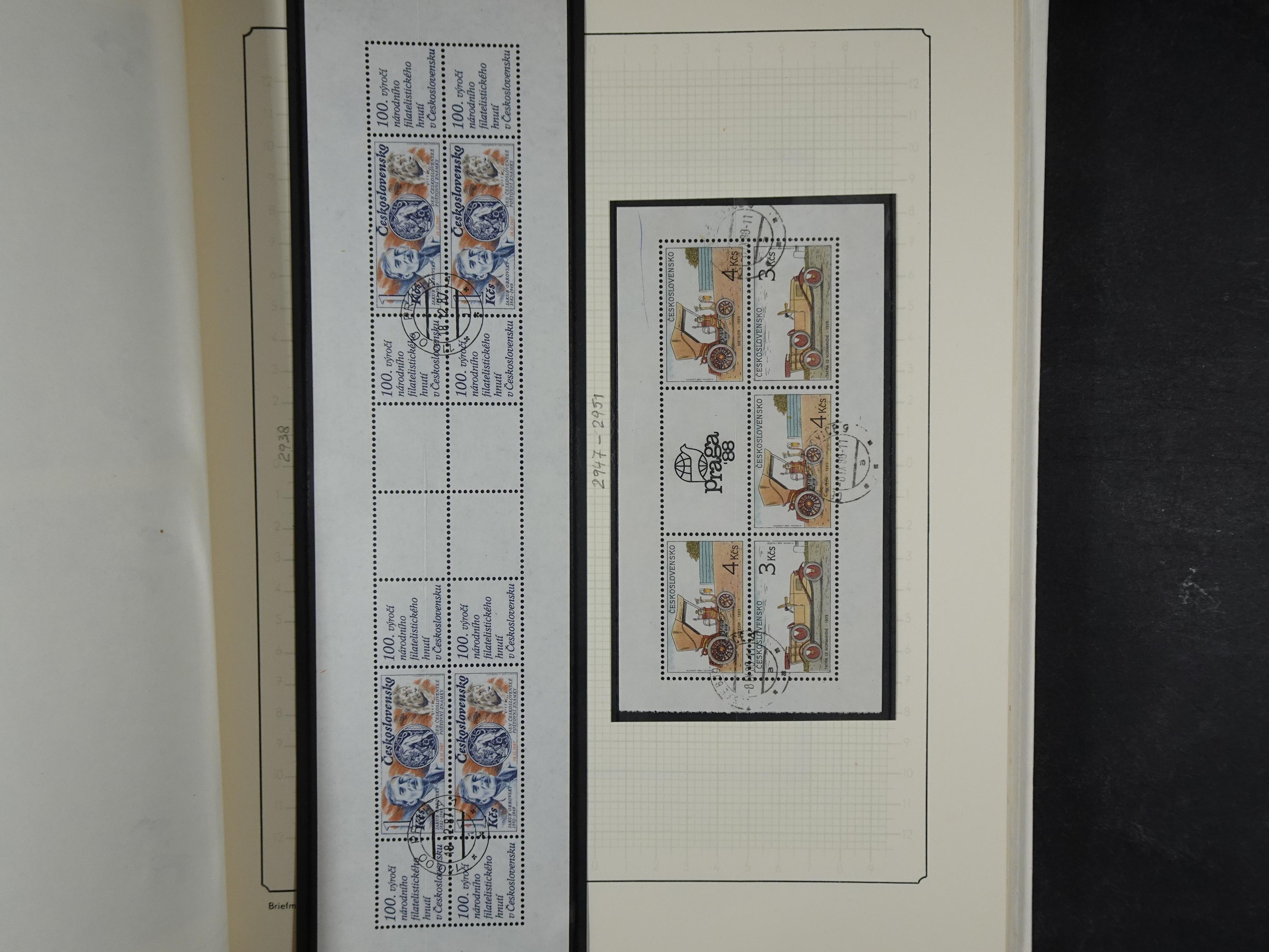 Verzameling met blokken 1979 -1993. 52