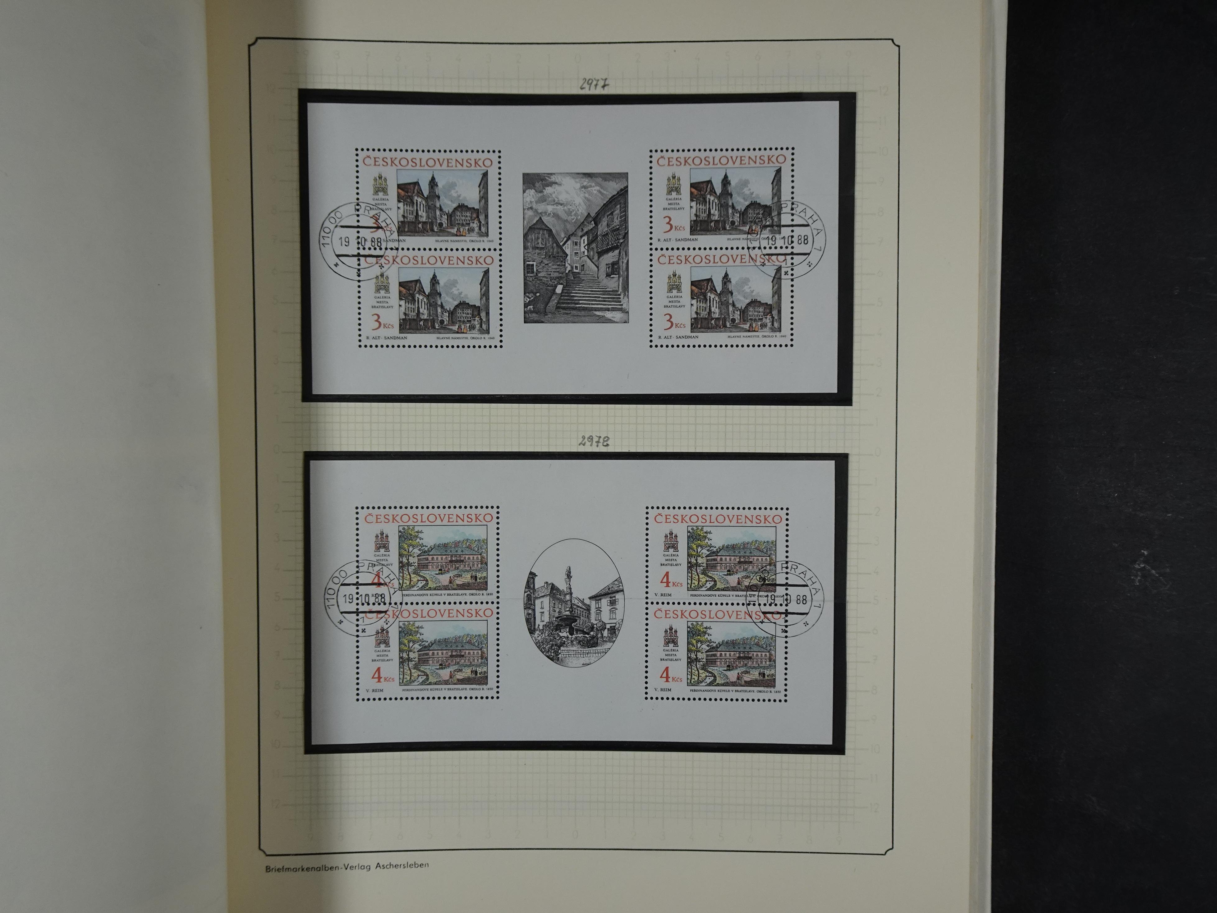 Verzameling met blokken 1979 -1993. 56
