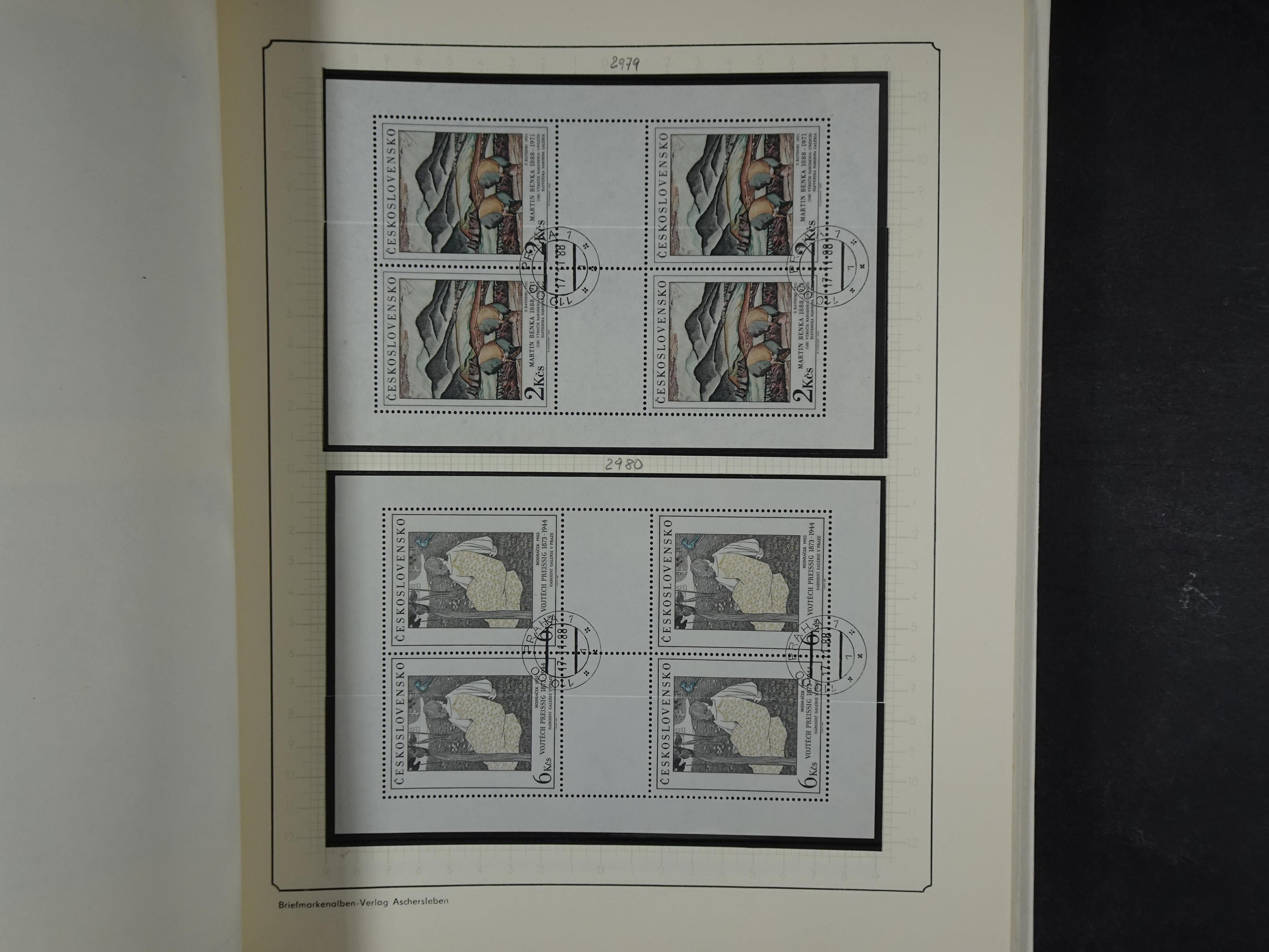 Verzameling met blokken 1979 -1993. 57
