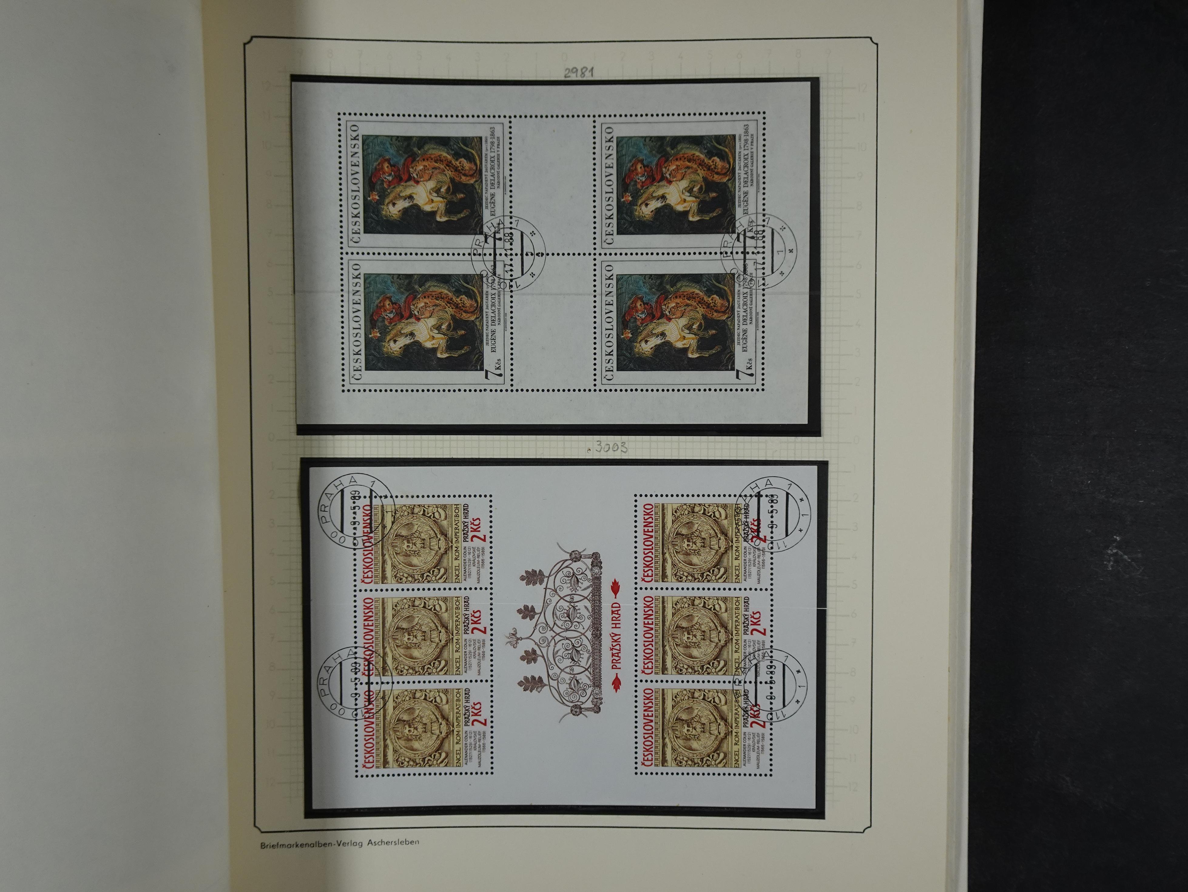Verzameling met blokken 1979 -1993. 58