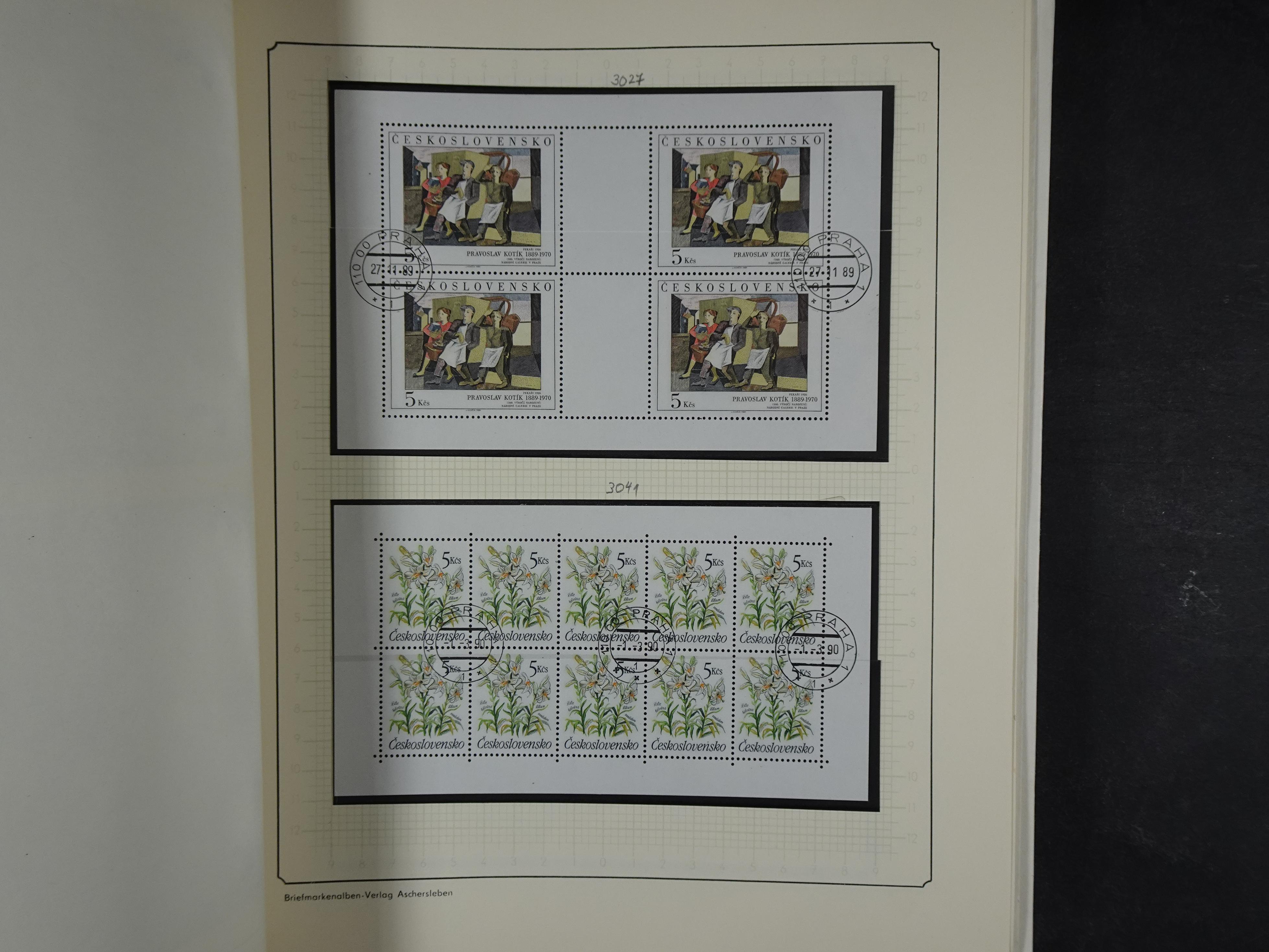 Verzameling met blokken 1979 -1993. 64