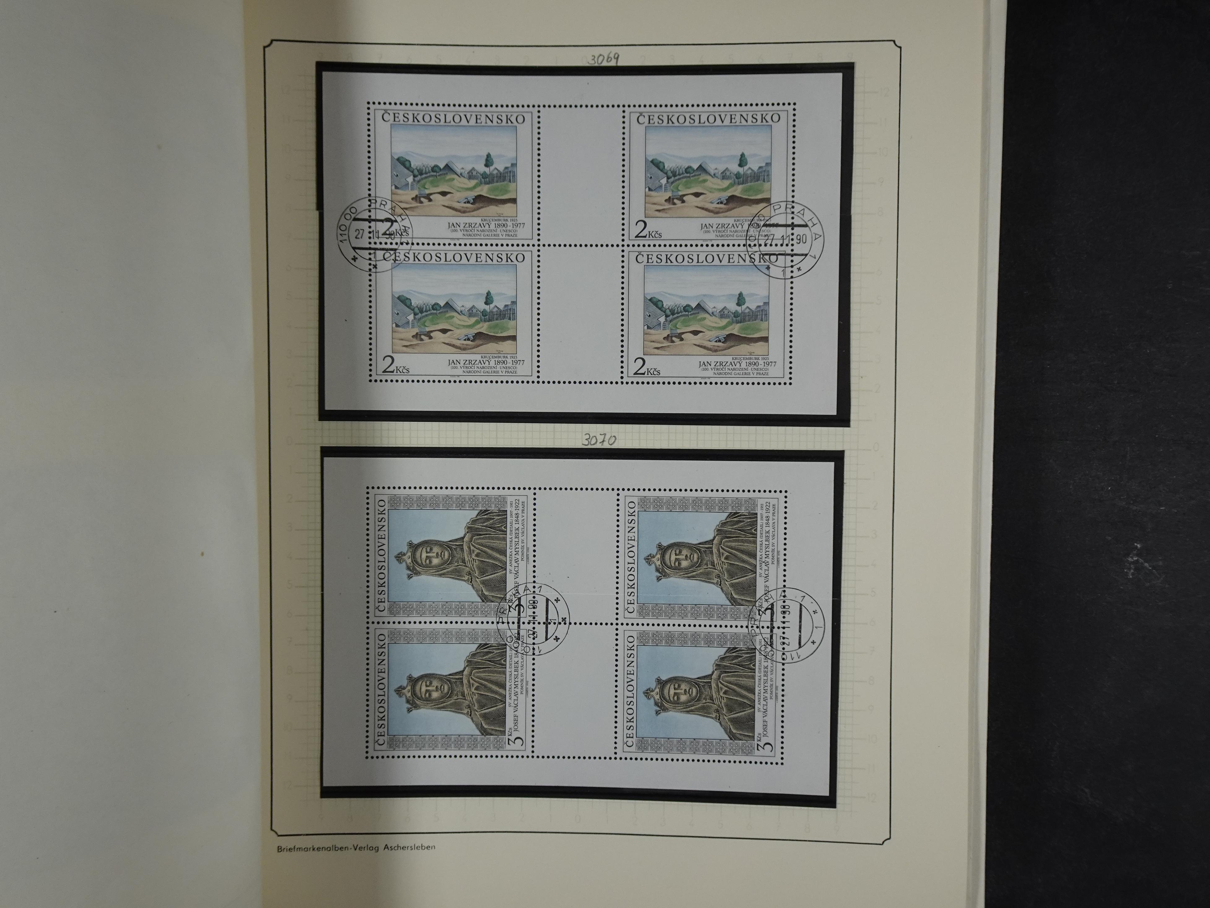 Verzameling met blokken 1979 -1993. 67