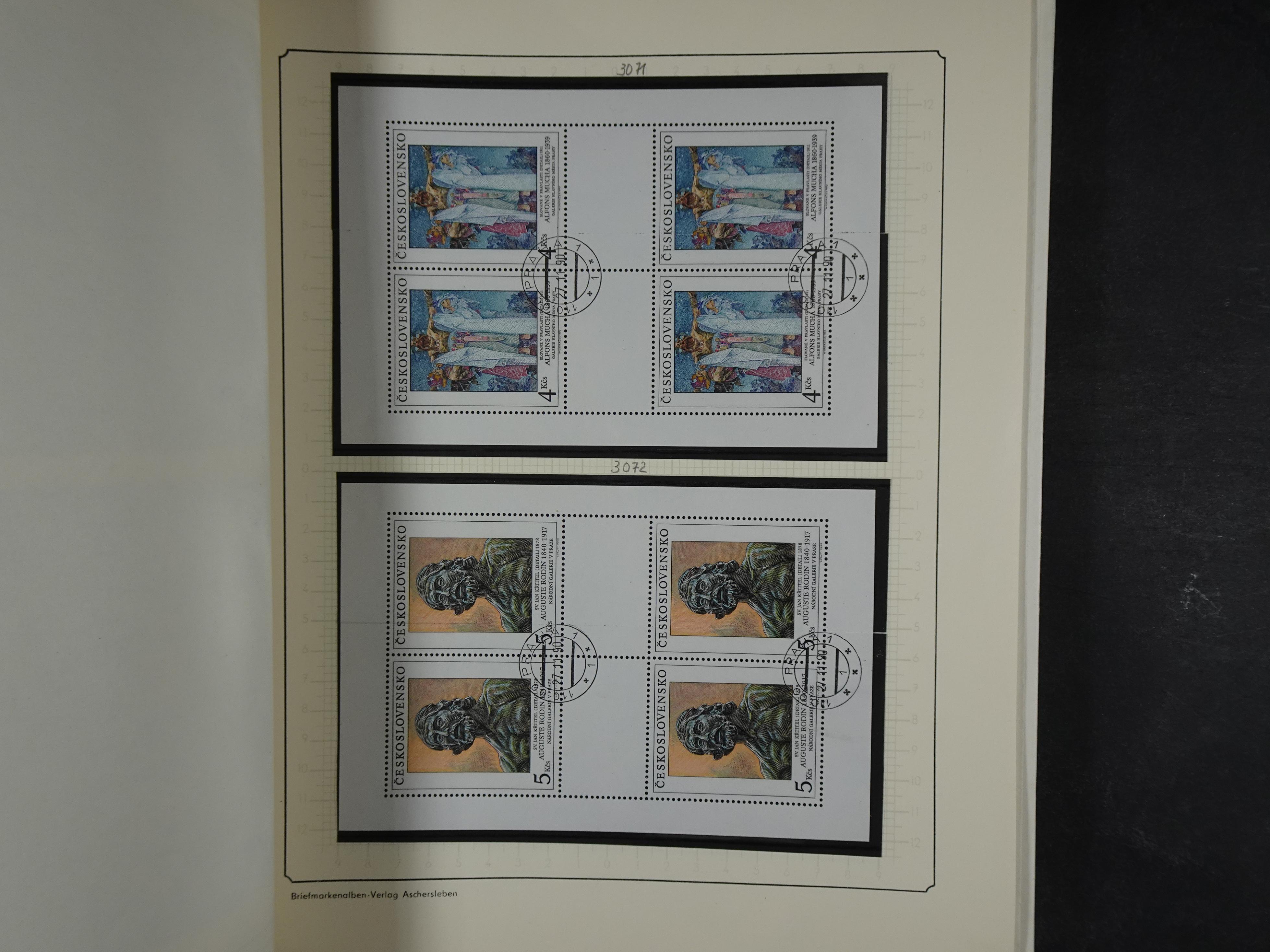 Verzameling met blokken 1979 -1993. 68