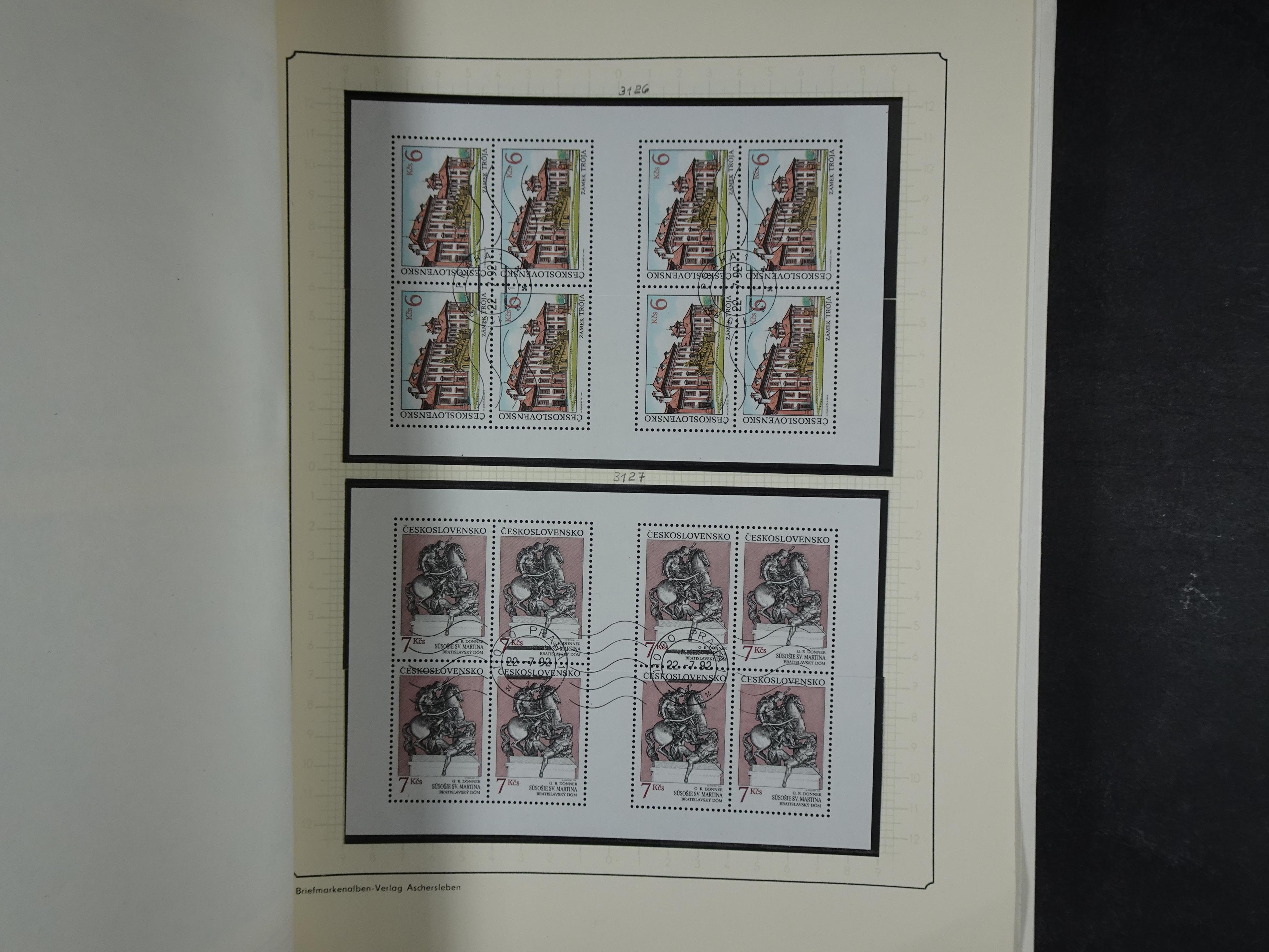 Verzameling met blokken 1979 -1993. 73