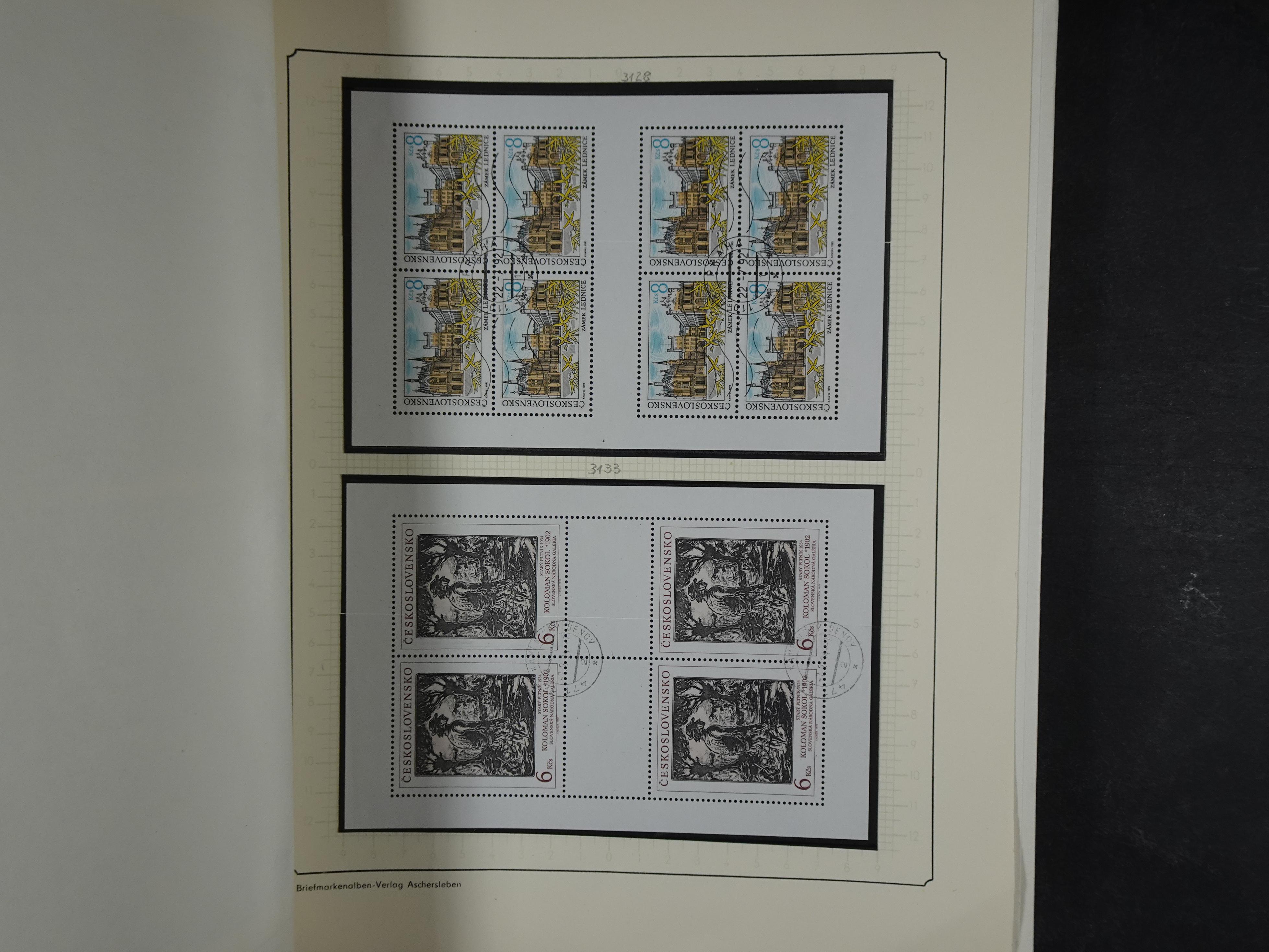 Verzameling met blokken 1979 -1993. 74