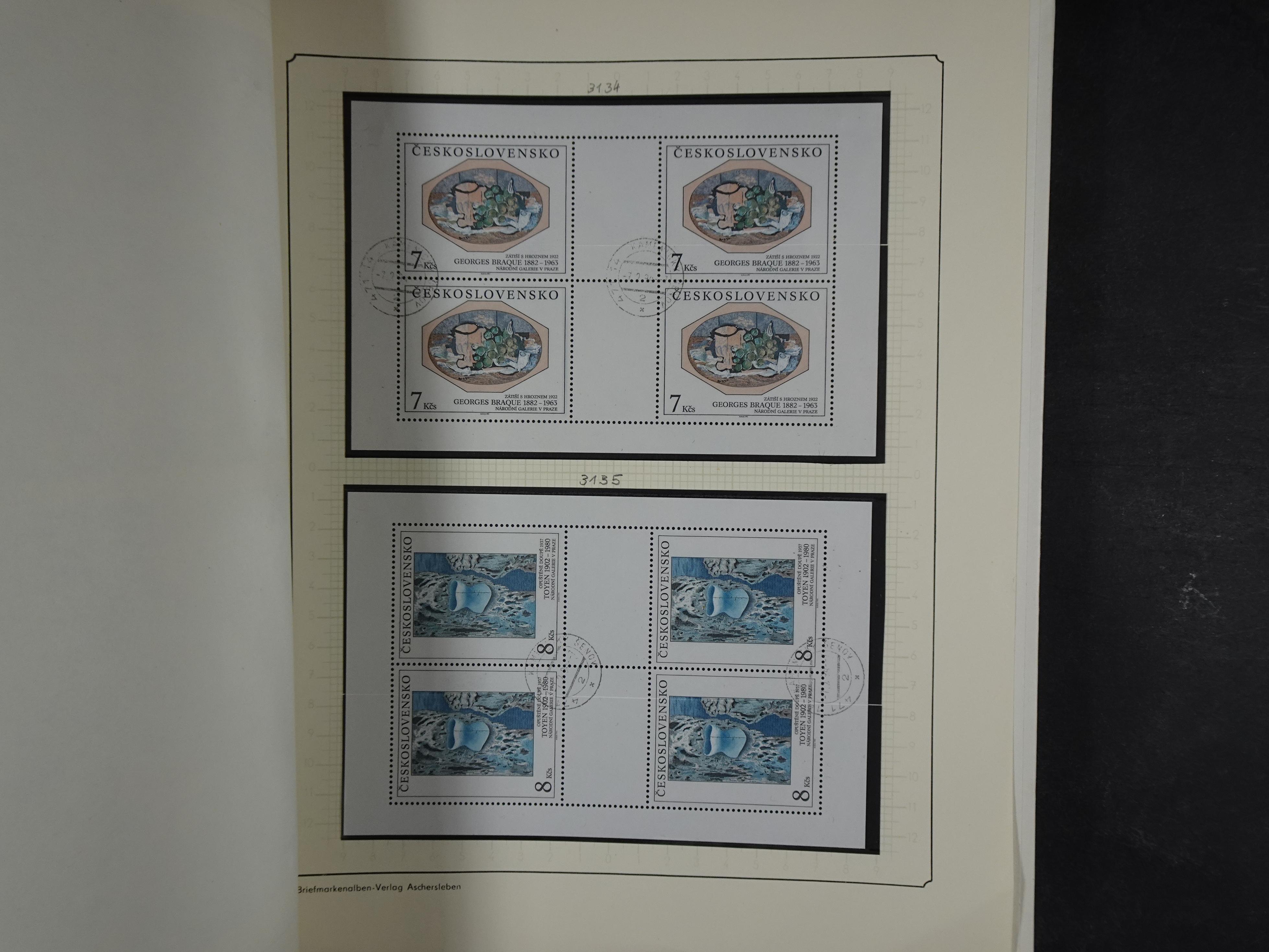 Verzameling met blokken 1979 -1993. 75
